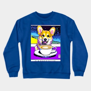 Dog And Coffee Lovers Crewneck Sweatshirt